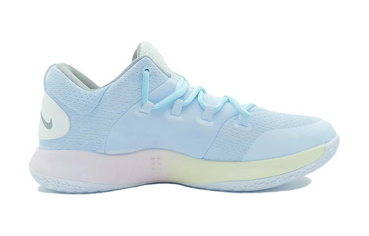 Order 【定制球鞋】 Nike Hyperdunk X Low 10 簡約 低筒 緩震 耐磨 低筒 實戰籃球鞋 男款 粉藍色