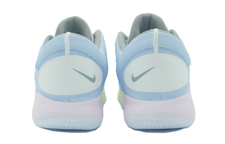 Shop 【定制球鞋】 Nike Hyperdunk X Low 10 簡約 低筒 緩震 耐磨 低筒 實戰籃球鞋 男款 粉藍色