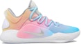 Order 【訂製籃球鞋】Nike Hyperdunk X Low 10 粉藍鴛鴦漸變 夏日清爽 低筒 實戰籃球鞋 男款 粉藍黃