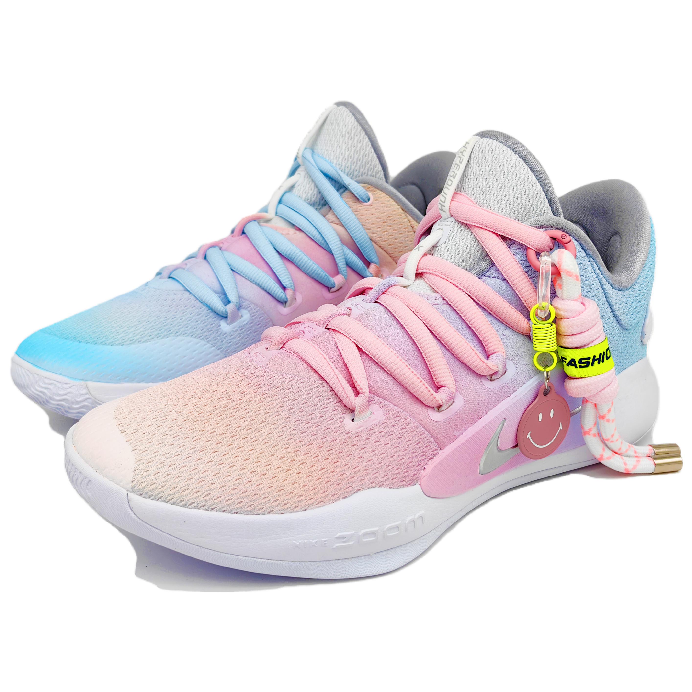 Lookbook 【訂製籃球鞋】Nike Hyperdunk X Low 10 粉藍鴛鴦漸變 夏日清爽 低筒 實戰籃球鞋 男款 粉藍黃