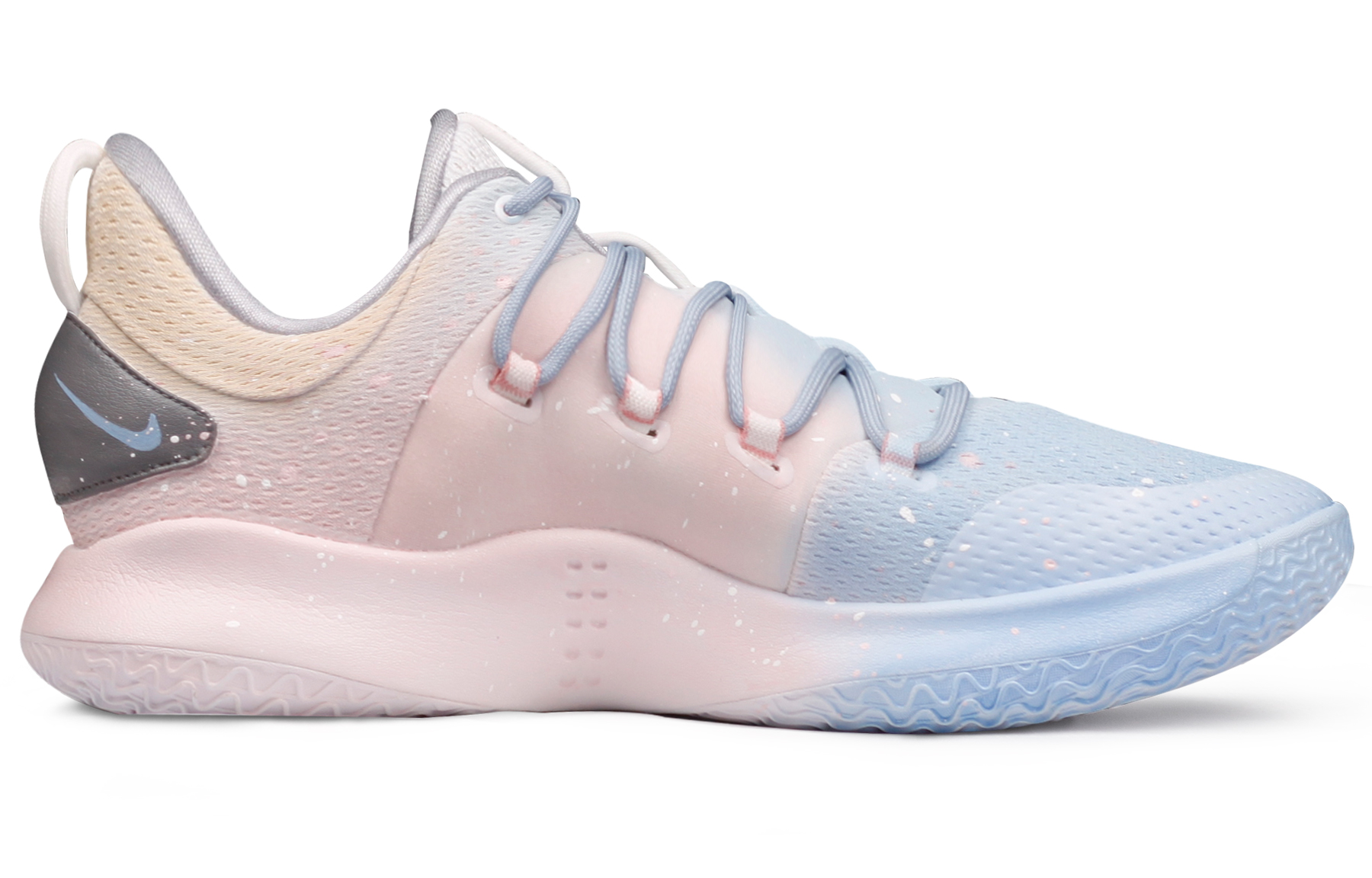 Lookbook [Kasut Custom] Nike Hyperdunk X Low 'Pink Putih Graffiti' AR0465-100(Team41-渐变篮球鞋)