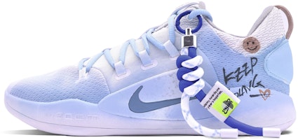 【客製化球鞋】Nike Hyperdunk X Low 10 夏日 海岸線 漸變 防滑耐磨 低筒 籃球鞋 男款 藍白 Order 【客製化球鞋】Nike Hyperdunk X Low 10 夏日 海岸線 漸變 防滑耐磨 低筒 籃球鞋 男款 藍白