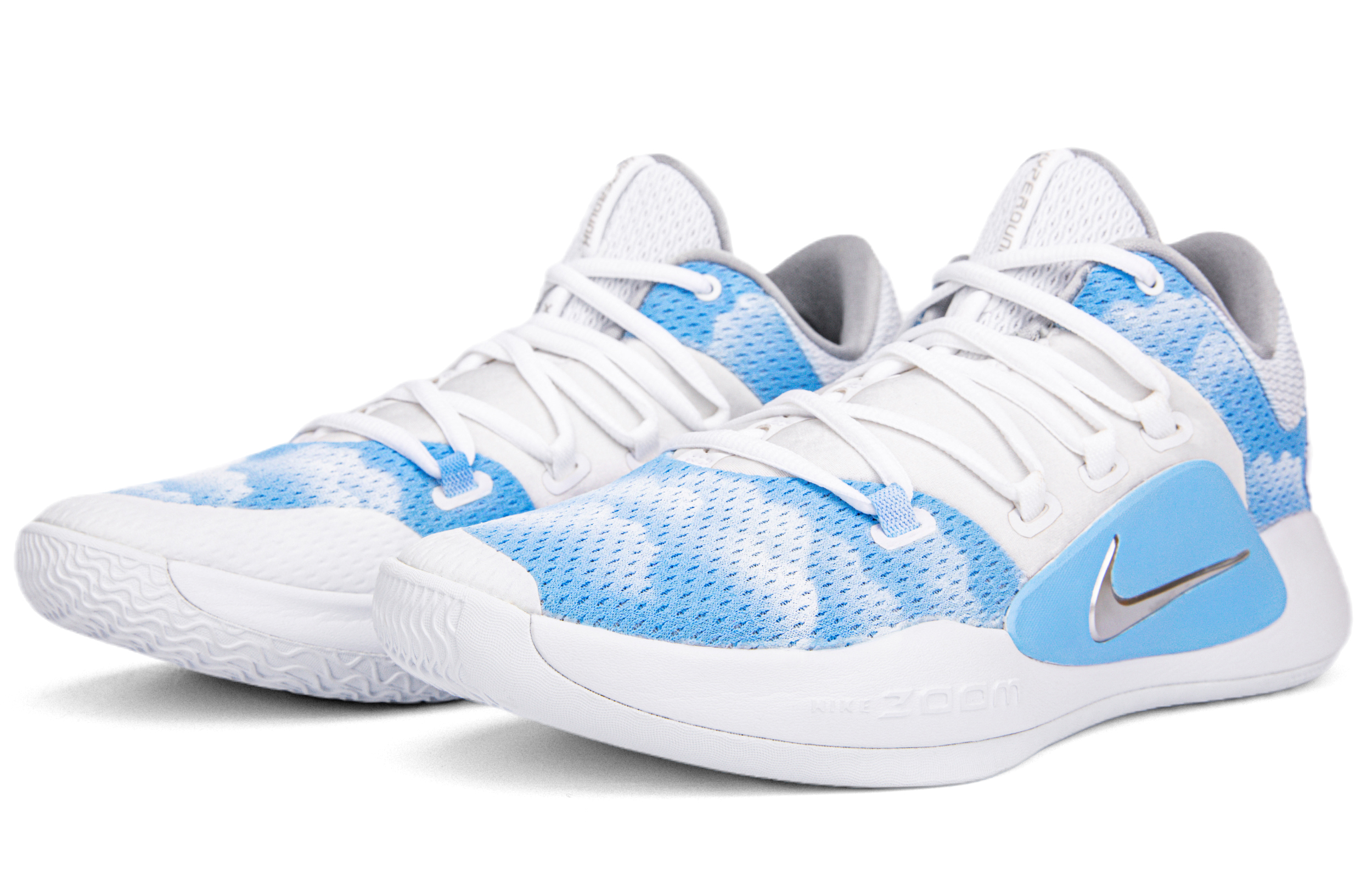 Lookbook 나이키 하이퍼덩크 X 로우 "여름하늘 구름" (커스텀) AR0465-100(Team18-蓝天白云）