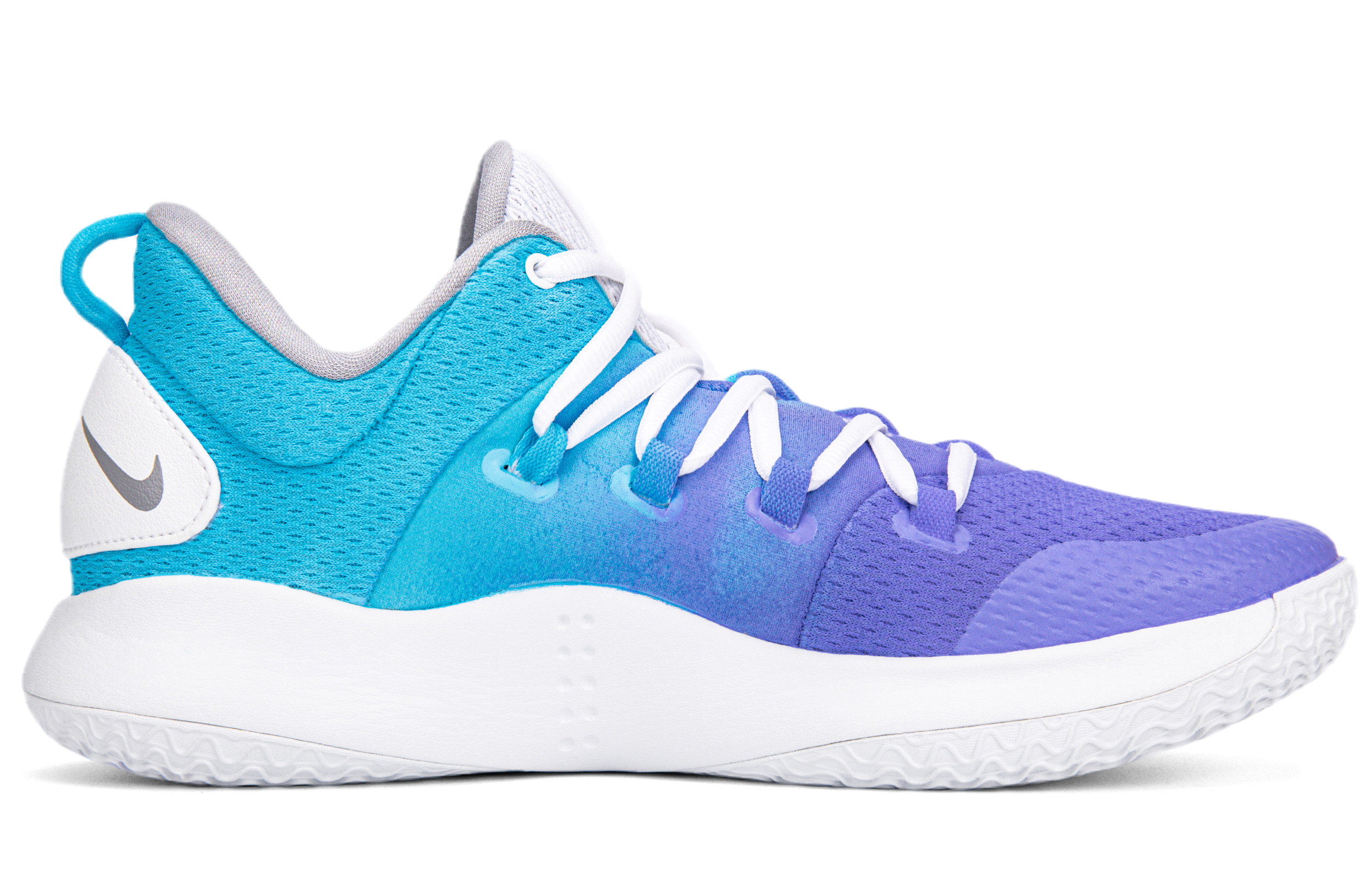 Order [Sepatu Kustom] Nike Hyperdunk X Low 'Summer Soda Anggur - Biru Ungu Putih' AR0465-100(Team18-蓝紫喷绘篮球鞋）