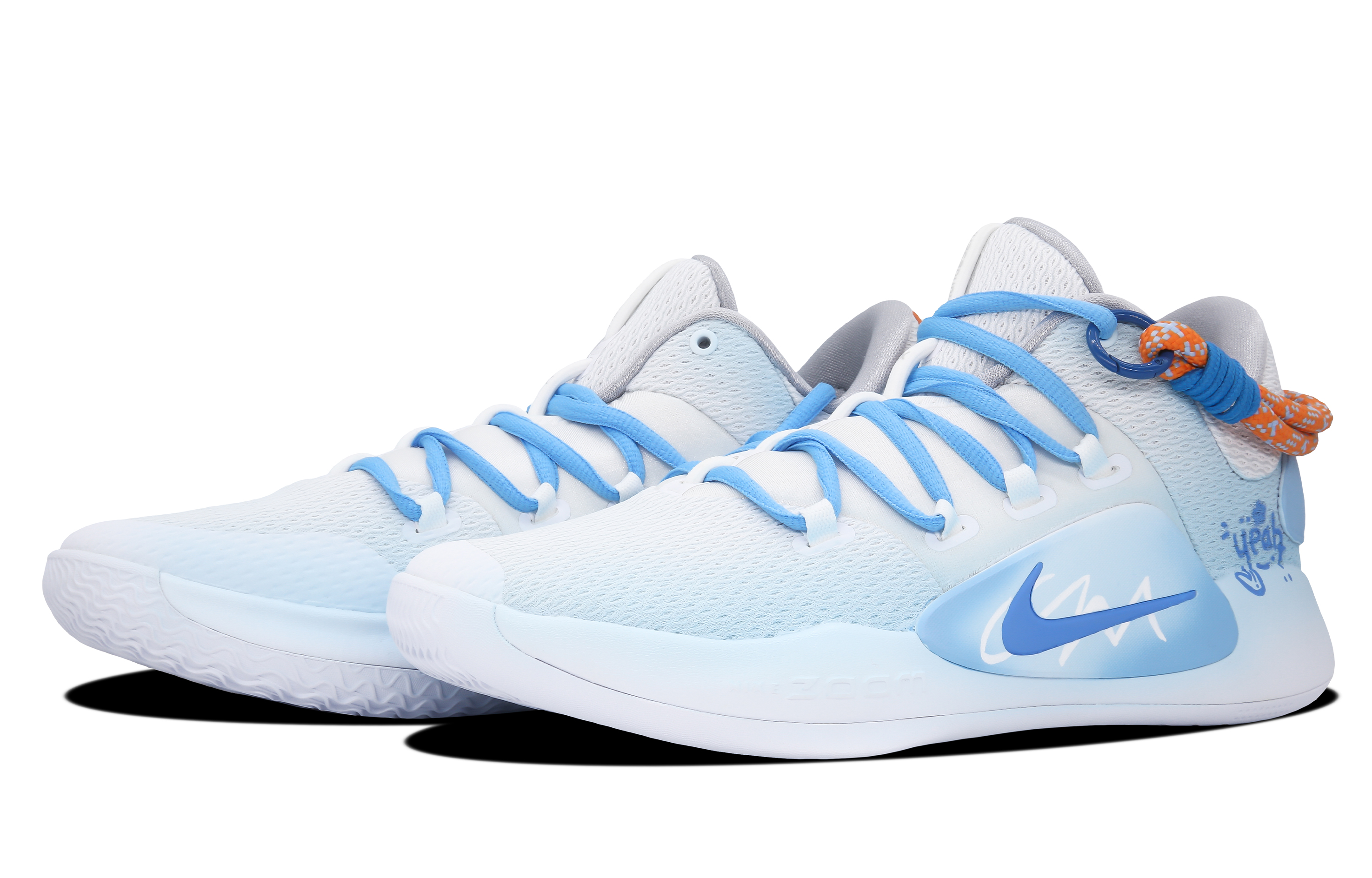 Lookbook [Nike Sepatu Custom] Nike Hyperdunk X Low 'Sunset Beach' AR0465-100(Team28-男款落日海滩)