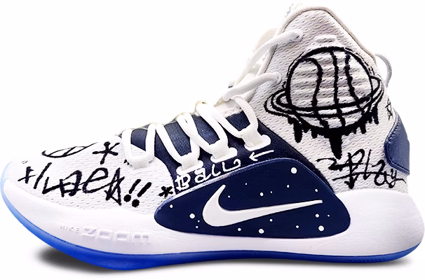 【定製球鞋】Nike Hyperdunk X 二次元 漫畫 塗鴉 潑墨 意識流 中幫 籃球鞋 男款 黑白 Buy 【定製球鞋】Nike Hyperdunk X 二次元 漫畫 塗鴉 潑墨 意識流 中幫 籃球鞋 男款 黑白
