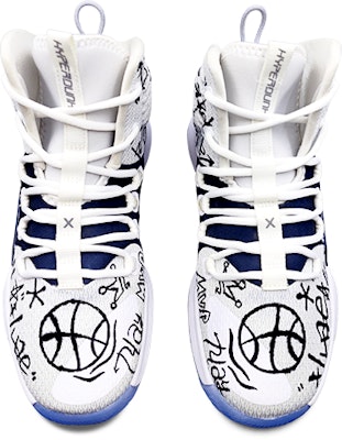 【定製球鞋】Nike Hyperdunk X 二次元 漫畫 塗鴉 潑墨 意識流 中幫 籃球鞋 男款 黑白 Shop 【定製球鞋】Nike Hyperdunk X 二次元 漫畫 塗鴉 潑墨 意識流 中幫 籃球鞋 男款 黑白