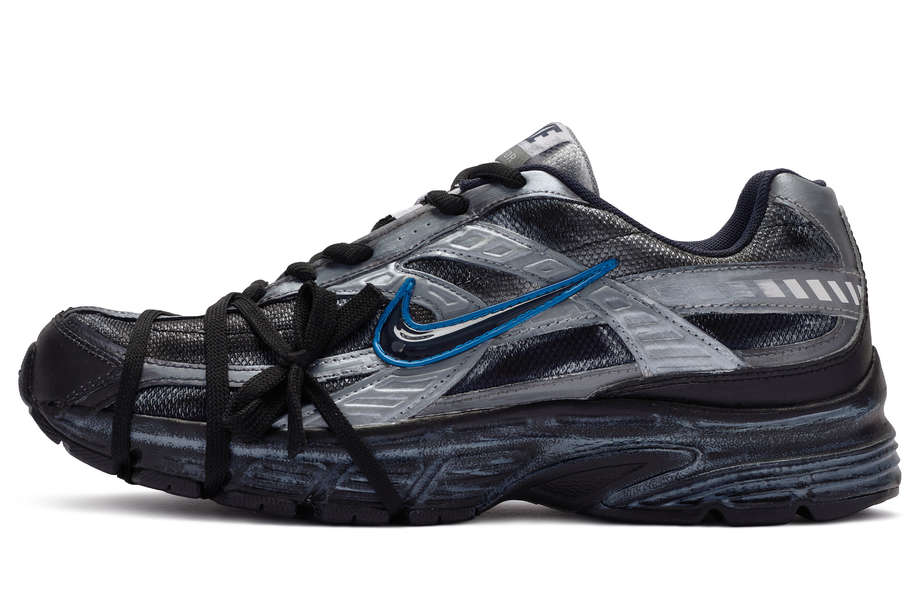 Buy 나이키 이니시에이터 '실버 블랙 블루' 커스텀 슈즈 394055-101(TeamR-男款银翼杀手)