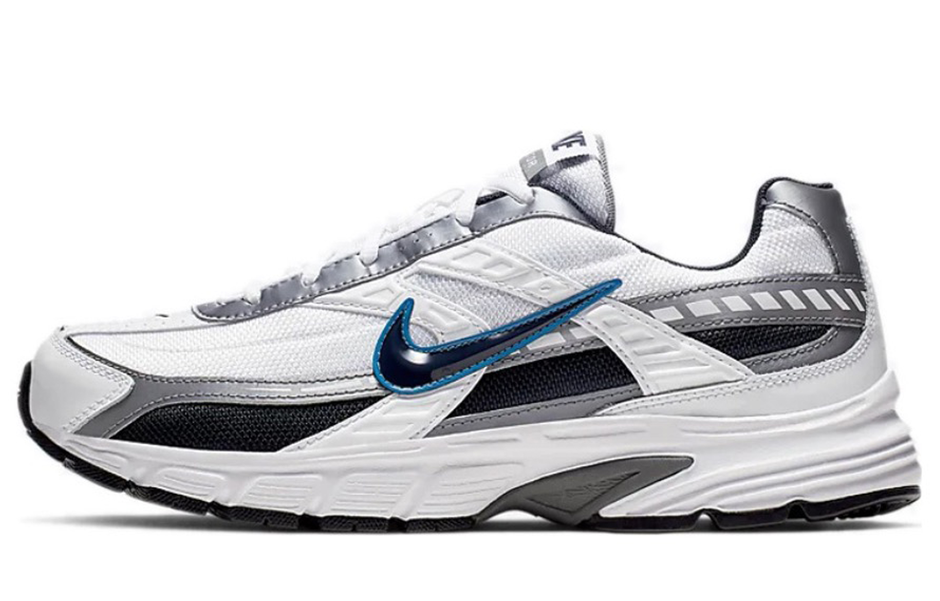 Sizing 나이키 이니시에이터 '실버 블랙 블루' 커스텀 슈즈 394055-101(TeamR-男款银翼杀手)