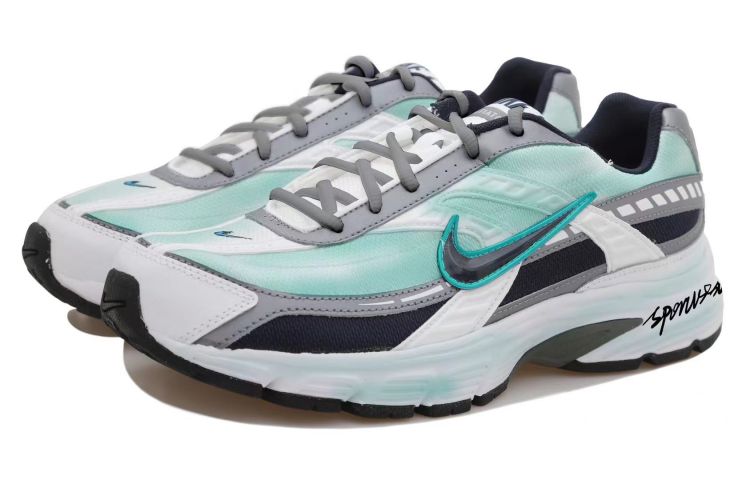 Order 나이키 이니시에이터 '화이트-그린 그라데이션' (커스텀) 394055-101(Team拾玖-蓝绿跑鞋S-BOX）