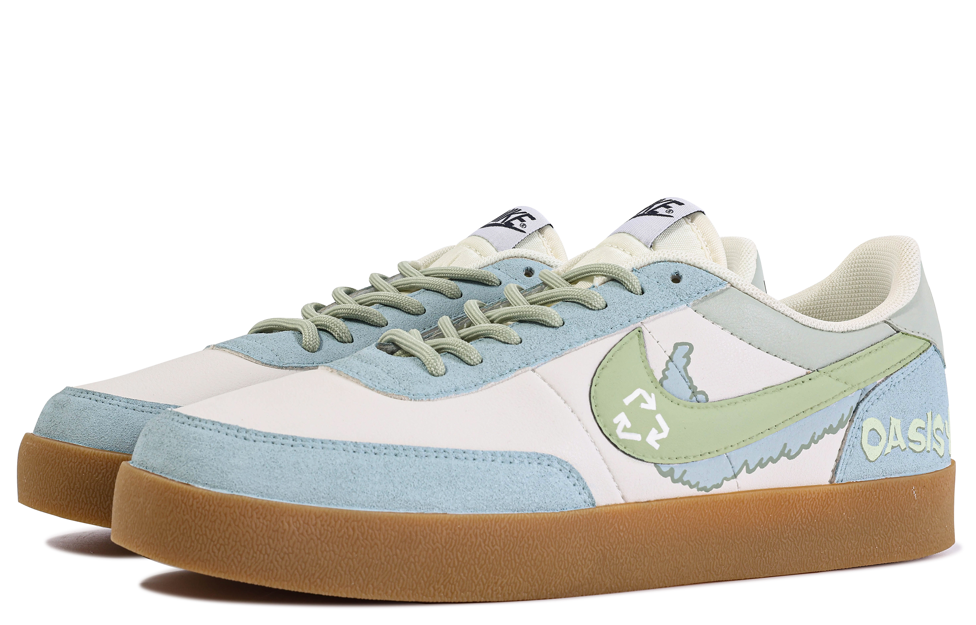 Buy [Sepatu Kustom] Nike J.Crew x Killshot 2 'Da Vinci Oasis Biru-Putih-Hijau' 432997-107-450490