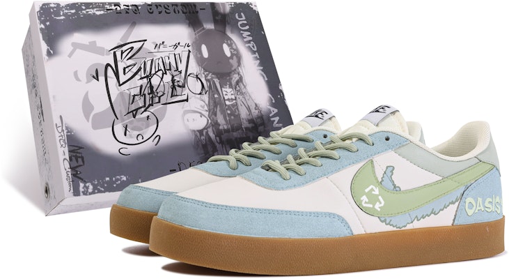 【訂製球鞋】 J.Crew x Nike Killshot 達文西訂製 禮盒 綠洲 簡約 低筒 帆布鞋 男女同款 藍白綠 Buy 【訂製球鞋】 J.Crew x Nike Killshot 達文西訂製 禮盒 綠洲 簡約 低筒 帆布鞋 男女同款 藍白綠