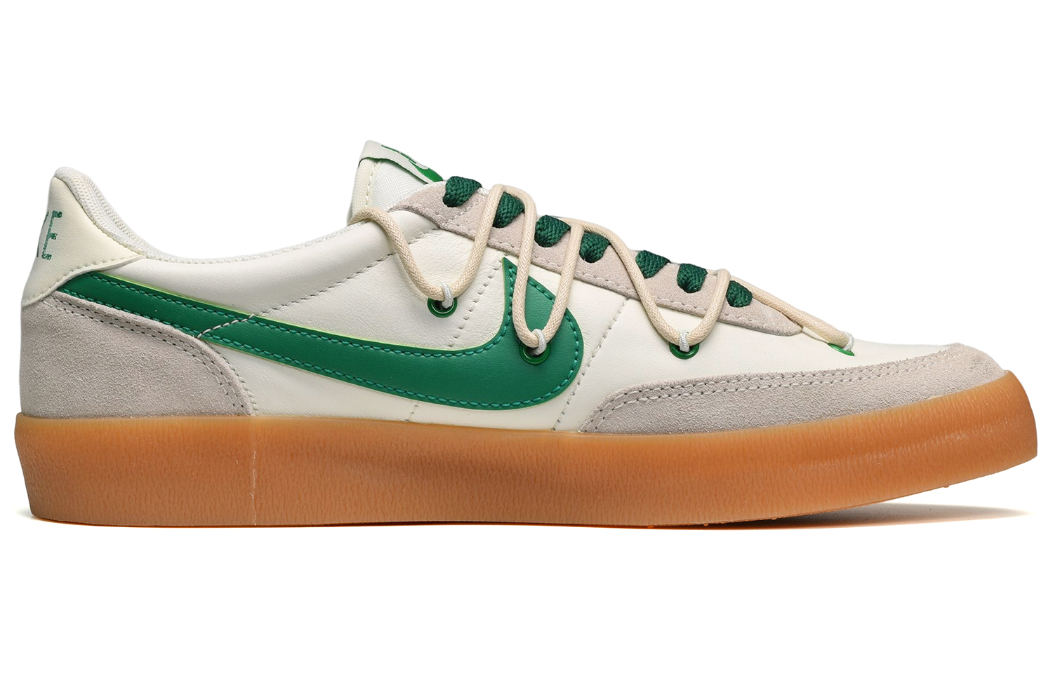 Order [Kasut Custom] Nike J.Crew x Killshot 'Smiley Patch Putih-Hijau' 432997-111(TeamE-男款笑脸布贴白绿QD)