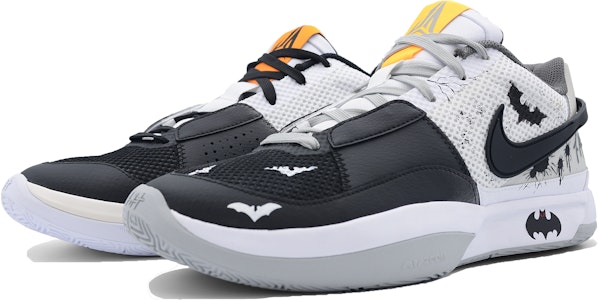 【客製籃球鞋】 Nike Ja 1 莫蘭特1代 黑暗蝙蝠 個性 潮流 防滑 低筒 籃球鞋 男款 黑灰 Lookbook 【客製籃球鞋】 Nike Ja 1 莫蘭特1代 黑暗蝙蝠 個性 潮流 防滑 低筒 籃球鞋 男款 黑灰