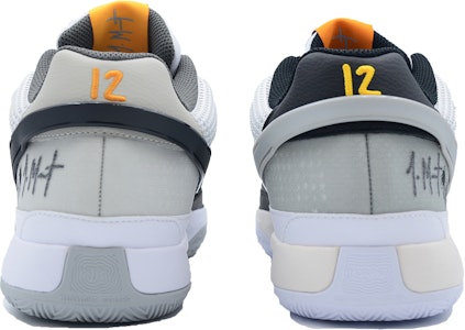 【客製籃球鞋】 Nike Ja 1 莫蘭特1代 黑暗蝙蝠 個性 潮流 防滑 低筒 籃球鞋 男款 黑灰 Shop 【客製籃球鞋】 Nike Ja 1 莫蘭特1代 黑暗蝙蝠 個性 潮流 防滑 低筒 籃球鞋 男款 黑灰