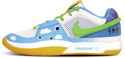 【定制球鞋】Nike Ja 1 莫蘭特1代 自由美麗 清新 防滑 耐磨 低幫 籃球鞋 男款 灰藍橙 Buy 【定制球鞋】Nike Ja 1 莫蘭特1代 自由美麗 清新 防滑 耐磨 低幫 籃球鞋 男款 灰藍橙