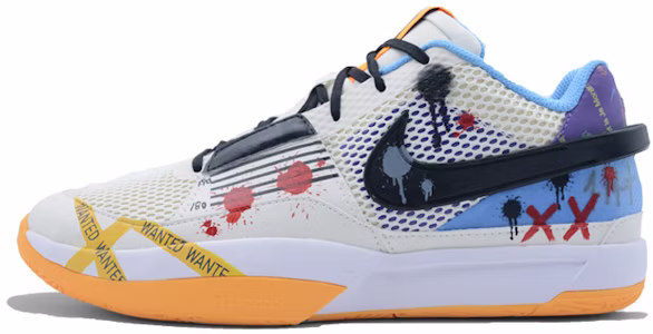 【客製化球鞋】Nike Ja 1 莫蘭特1代 Trivia'EP 通緝令 塗鴉 時尚 防滑 低筒 籃球鞋 男款 灰黃藍 Buy 【客製化球鞋】Nike Ja 1 莫蘭特1代 Trivia'EP 通緝令 塗鴉 時尚 防滑 低筒 籃球鞋 男款 灰黃藍