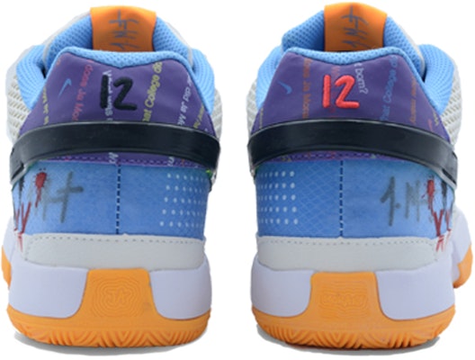 【客製化球鞋】Nike Ja 1 莫蘭特1代 Trivia'EP 通緝令 塗鴉 時尚 防滑 低筒 籃球鞋 男款 灰黃藍 Shop 【客製化球鞋】Nike Ja 1 莫蘭特1代 Trivia'EP 通緝令 塗鴉 時尚 防滑 低筒 籃球鞋 男款 灰黃藍