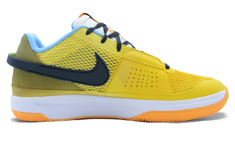 Order 【定製球鞋】Nike Ja 1 莫蘭特1代 'Trivia'EP 閃電之星 防滑耐磨 低筒 籃球鞋 男款 黃藍