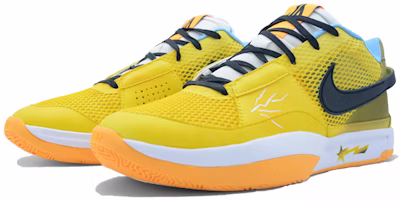 【定製球鞋】Nike Ja 1 莫蘭特1代 'Trivia'EP 閃電之星 防滑耐磨 低筒 籃球鞋 男款 黃藍 Lookbook 【定製球鞋】Nike Ja 1 莫蘭特1代 'Trivia'EP 閃電之星 防滑耐磨 低筒 籃球鞋 男款 黃藍