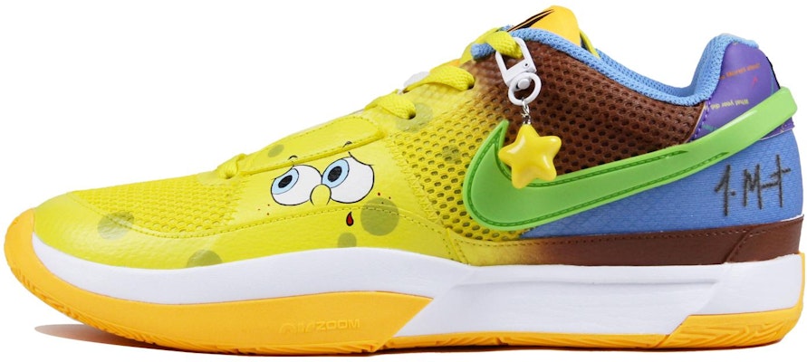【客製化球鞋】 Nike Ja 1 莫蘭特1代 ‘Trivia‘EP 海綿 星星 漸變 耐磨 低筒 籃球鞋 男款 黃棕 Buy 【客製化球鞋】 Nike Ja 1 莫蘭特1代 ‘Trivia‘EP 海綿 星星 漸變 耐磨 低筒 籃球鞋 男款 黃棕