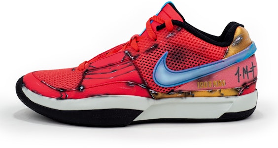 ナイキ JA 1 EP "BBQ" カスタムシューズ DR8786-800(Team柒-男女款莫兰特钢铁侠) Buy ナイキ JA 1 EP "BBQ" カスタムシューズ DR8786-800(Team柒-男女款莫兰特钢铁侠)