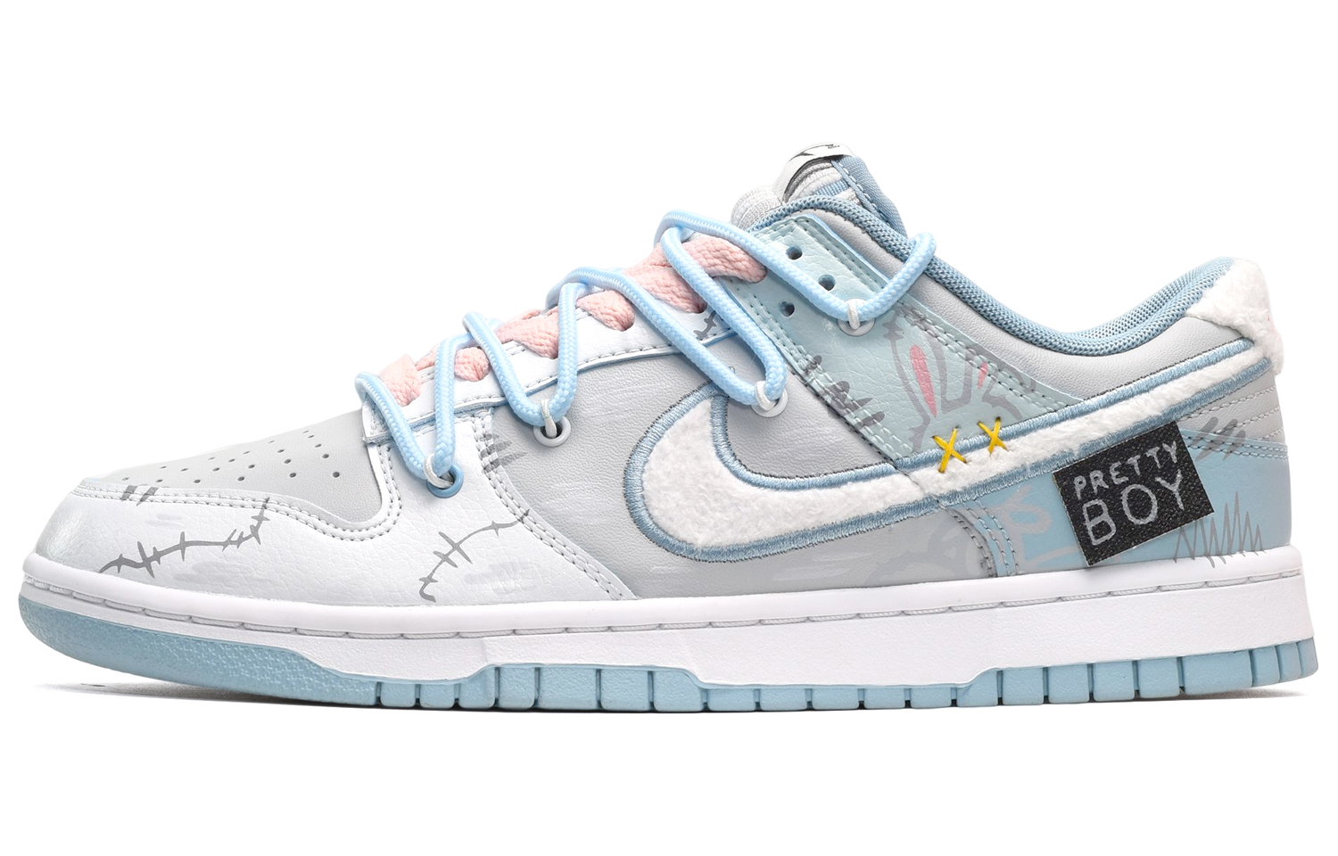 [Custom Shoes] Nike Kasina Dunk Low 'CNY Grey Blue White'