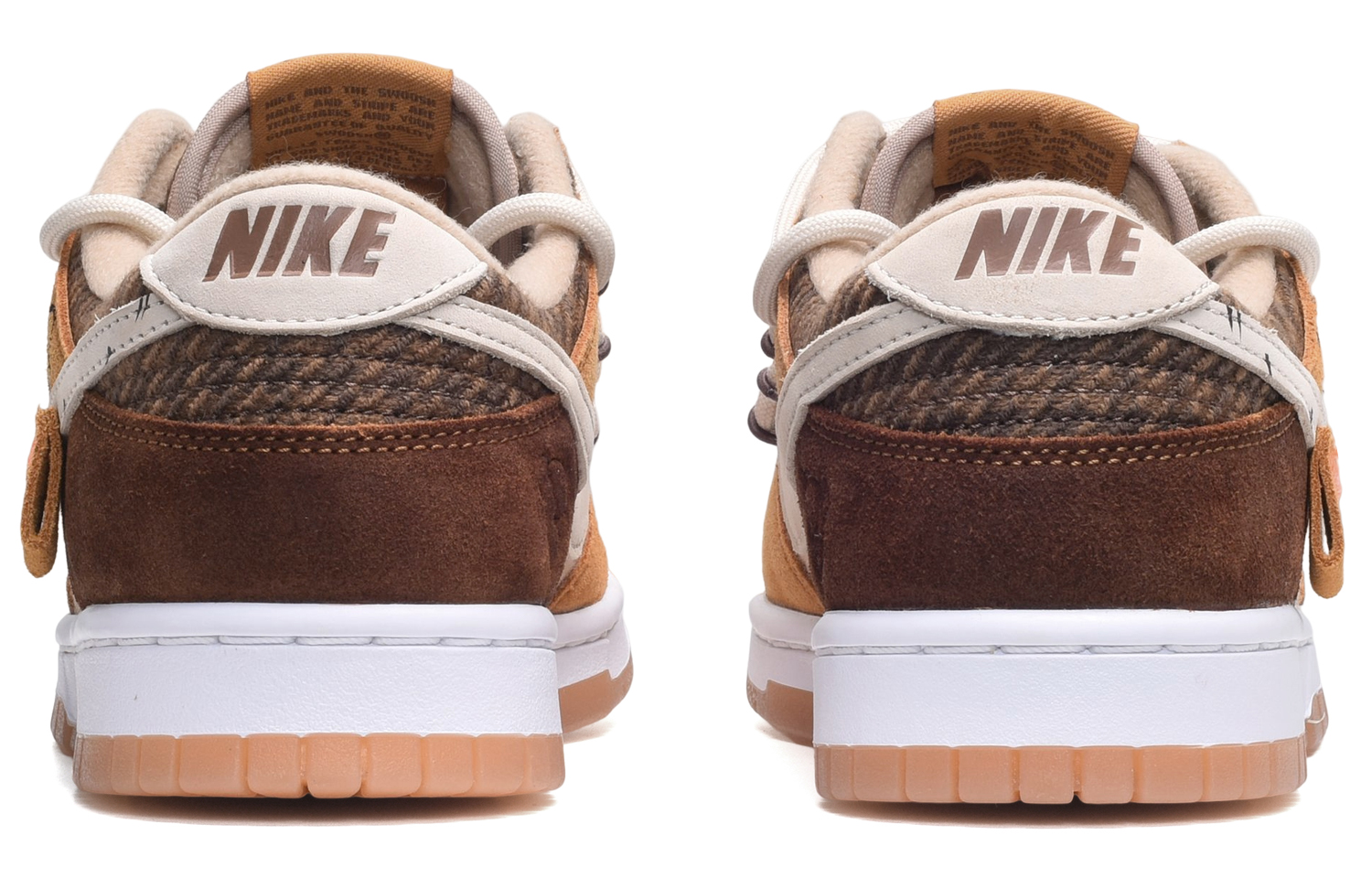 Shop [Kasut Custom] Nike Kasina x Dunk Low 'Deconstructed Bear Kuning Coklat' DZ5350-288(TeamE-男款小熊黄棕BOX)