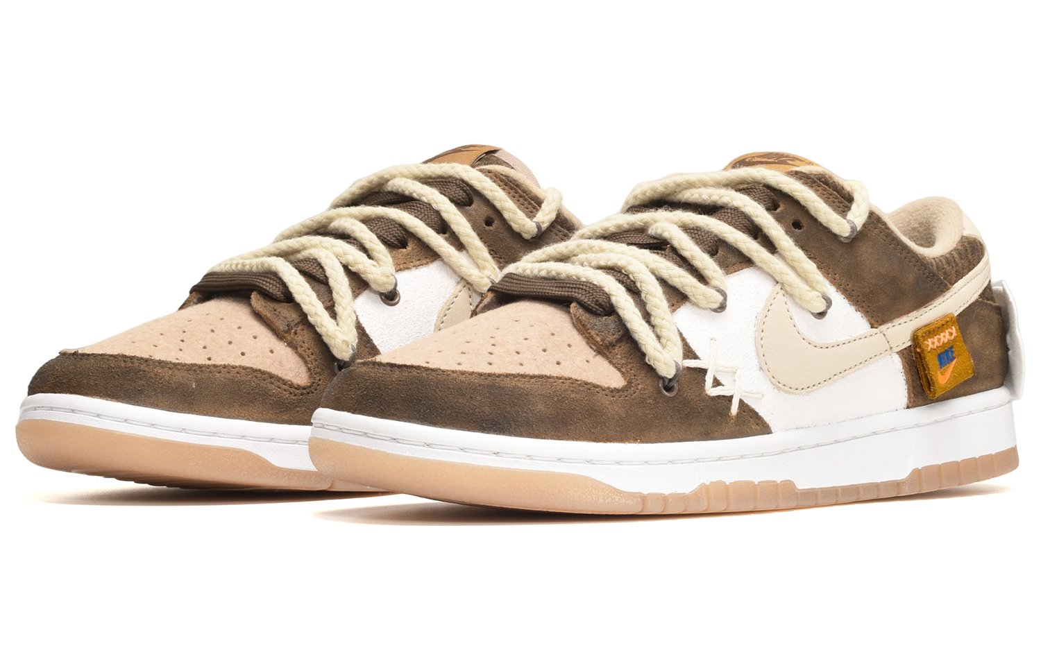 Lookbook ナイキ カシナ ダンク 白茶バレンタイン (Nike Kasina Dunk 白茶バレンタイン) DZ5350-288(TeamE-男款扣子眼小熊白棕BOX)