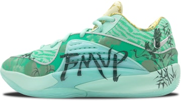 ナイキ KD16 カスタム「墨飛沫緑黒」 DV2916-301(Team273-FMVP) Order ナイキ KD16 カスタム「墨飛沫緑黒」 DV2916-301(Team273-FMVP)