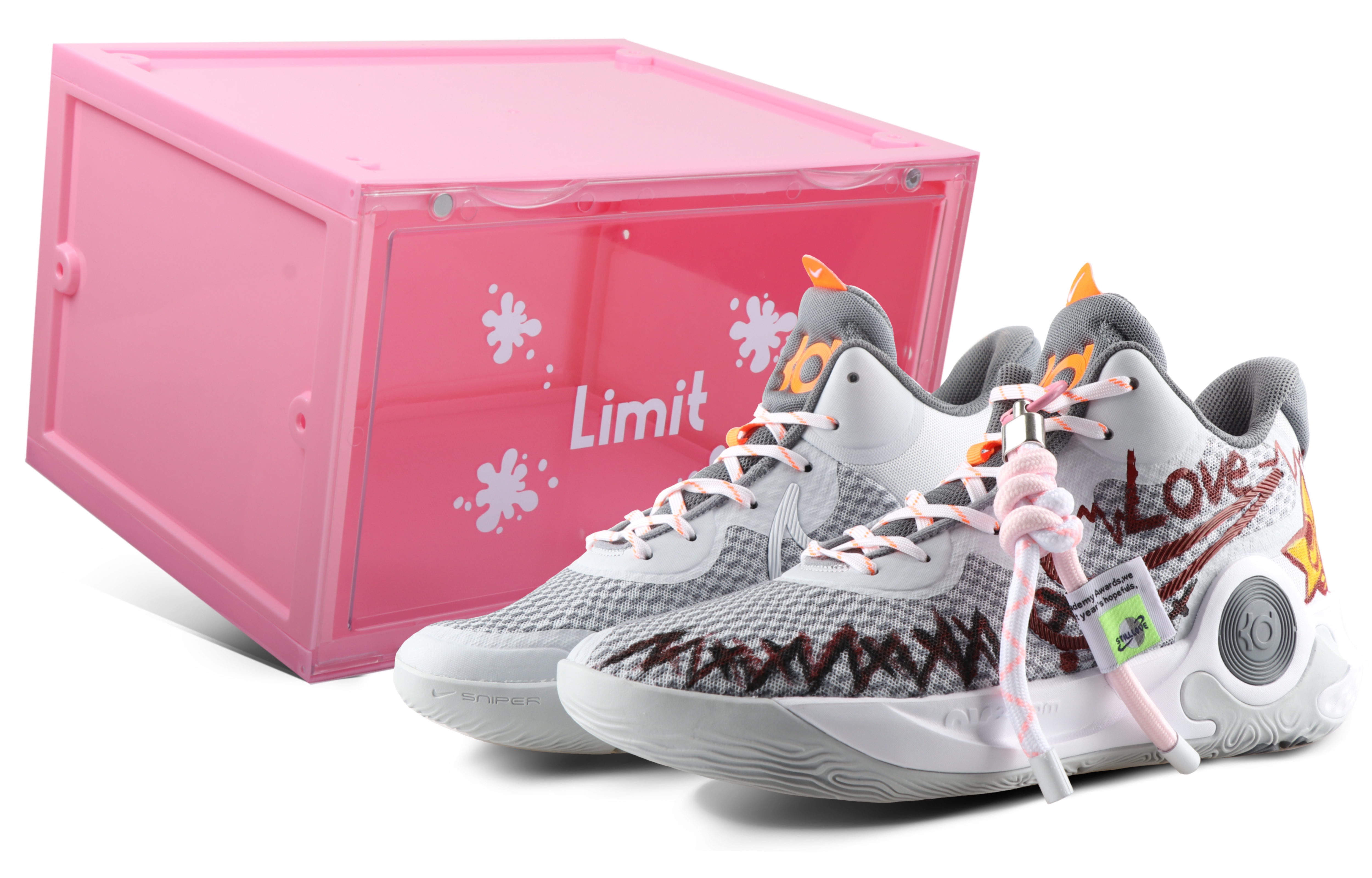 Buy [Shoes Kustom] Nike KD Trey 5 'Graffiti Abu Cokelat' CW3402-011(TeamSix-男款-恋爱脑LH)