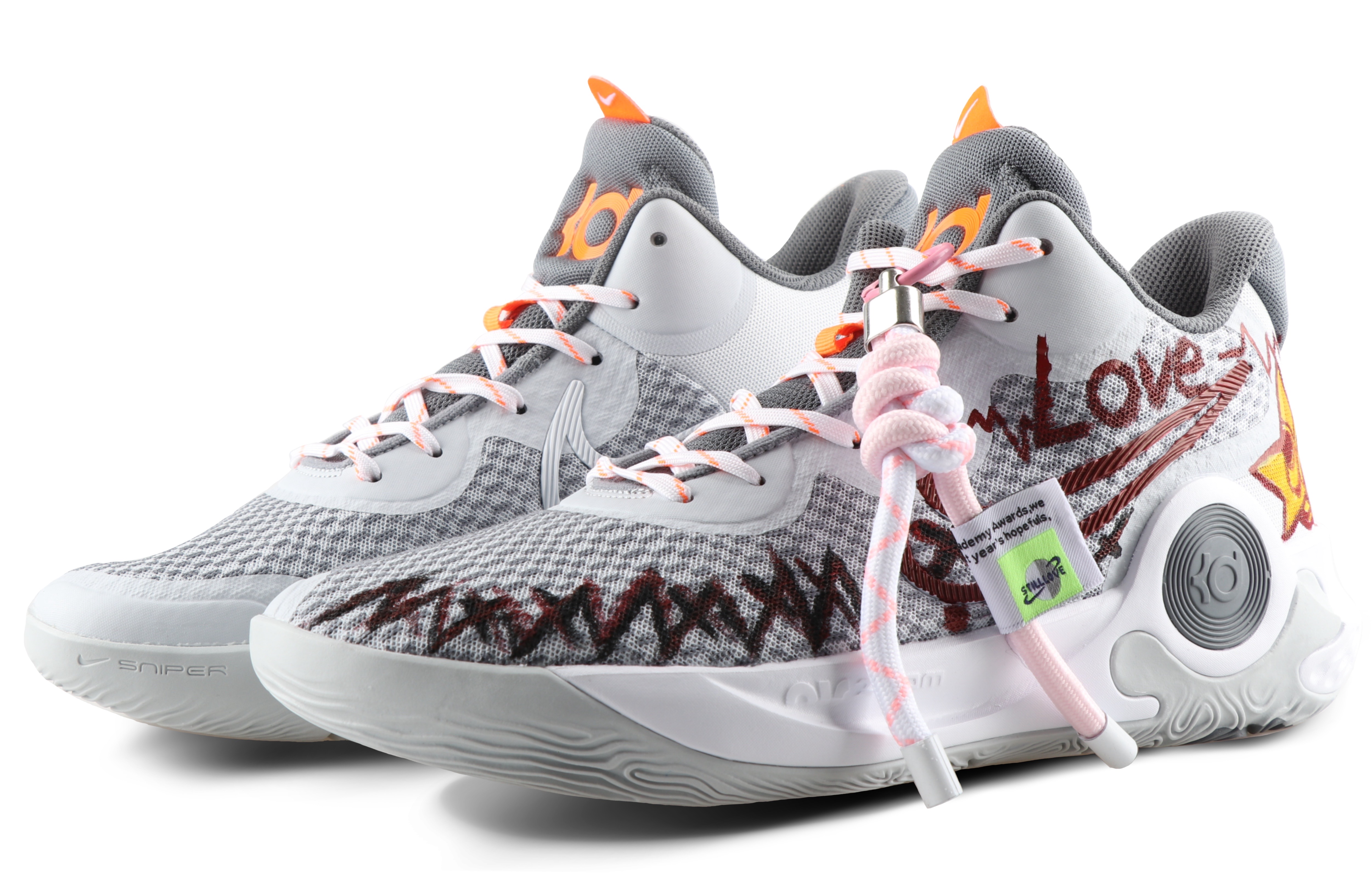 Purchase [Shoes Kustom] Nike KD Trey 5 'Graffiti Abu Cokelat' CW3402-011(TeamSix-男款-恋爱脑LH)