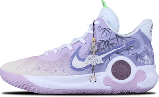ナイキ KD Trey 5 IX '竹ホワイトパープル' カスタムシューズ DJ6922-100(Team28-竹意BOX) Order ナイキ KD Trey 5 IX '竹ホワイトパープル' カスタムシューズ DJ6922-100(Team28-竹意BOX)