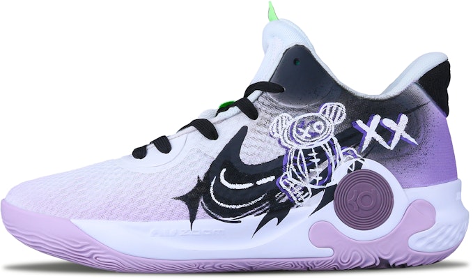 나이키 KD 트레이 5 IX '블랙 퍼플 그라피티' 커스텀 슈즈 DJ6922-100(Team215-乐动城市) Buy 나이키 KD 트레이 5 IX '블랙 퍼플 그라피티' 커스텀 슈즈 DJ6922-100(Team215-乐动城市)