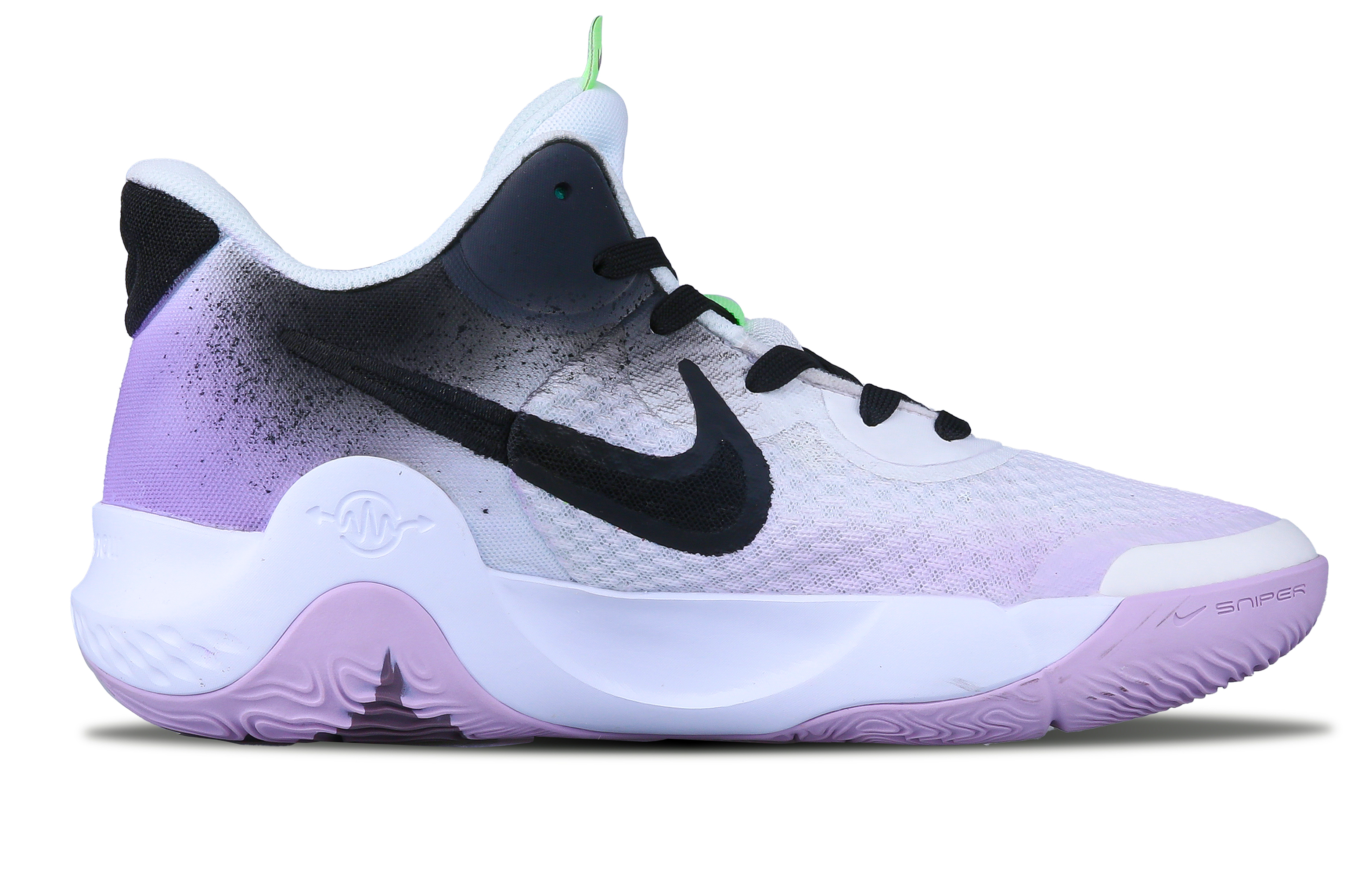 Lookbook [Zapatillas Personalizadas] Nike KD Trey 5 IX 'Negro Morado Graffiti' DJ6922-100（Team215-乐动城市）