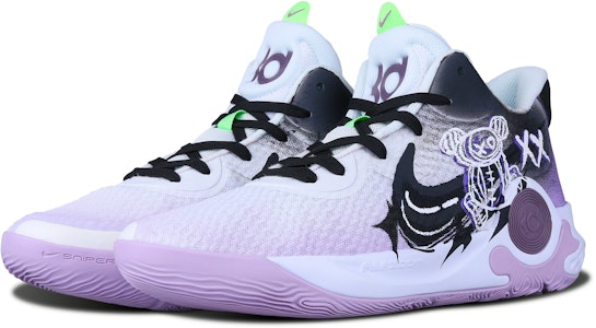 나이키 KD 트레이 5 IX '블랙 퍼플 그라피티' 커스텀 슈즈 DJ6922-100(Team215-乐动城市) Shop 나이키 KD 트레이 5 IX '블랙 퍼플 그라피티' 커스텀 슈즈 DJ6922-100(Team215-乐动城市)