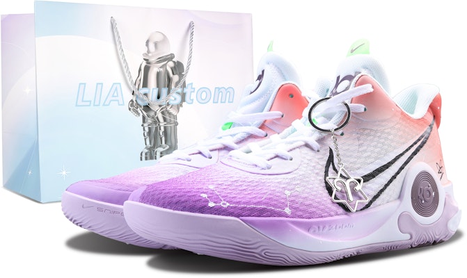 【客製化籃球鞋】 Nike KD Trey 5 IX ep 深夢南柯 特殊包裝 小眾潮流 星座主題 防滑耐磨 中筒 復古籃球鞋 男女同款 紫紅 Buy 【客製化籃球鞋】 Nike KD Trey 5 IX ep 深夢南柯 特殊包裝 小眾潮流 星座主題 防滑耐磨 中筒 復古籃球鞋 男女同款 紫紅