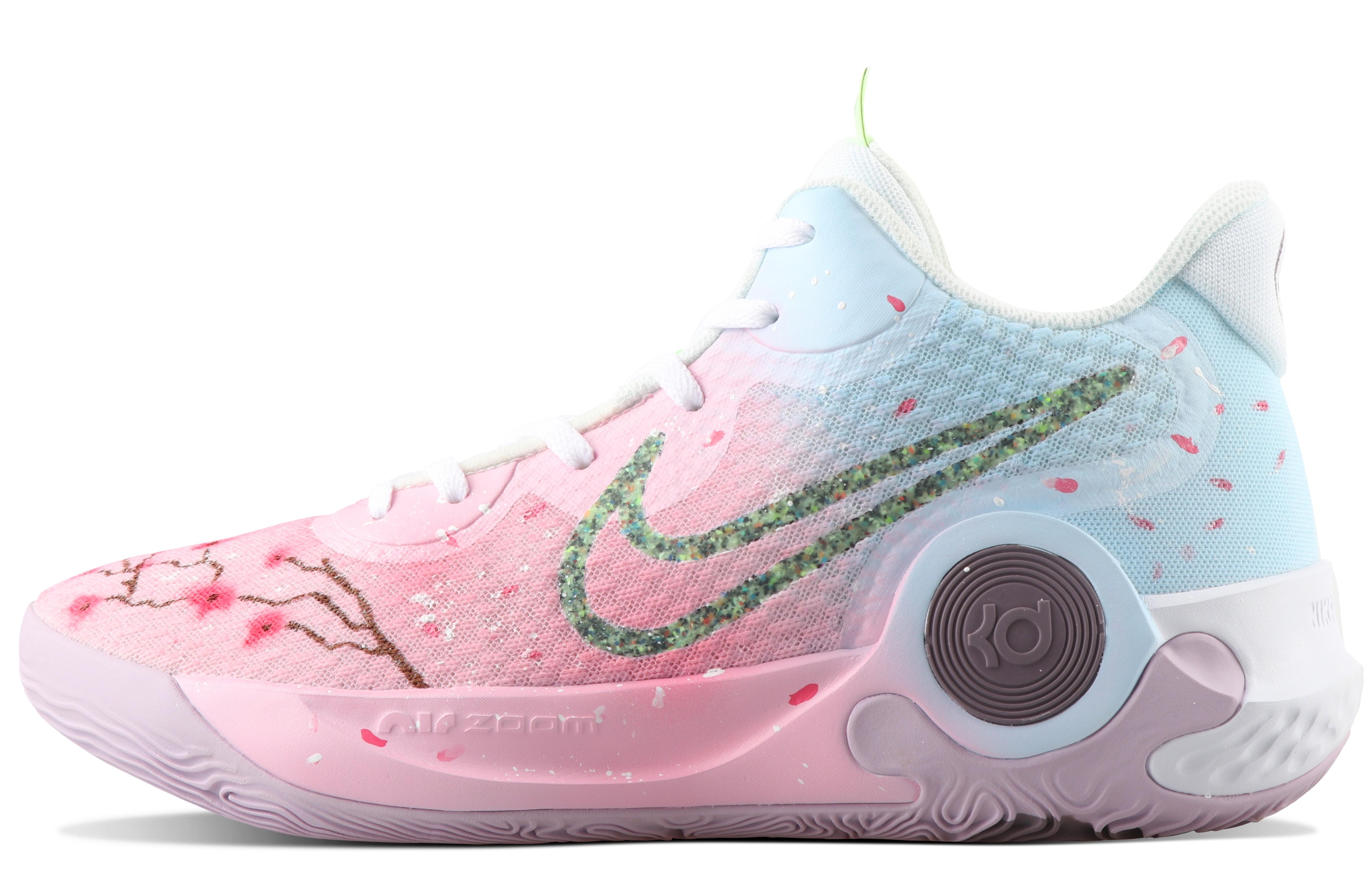 Buy [定制鞋] 耐克 KD Trey 5 IX '渐变樱花蓝粉' DJ6922-100(TeamSix-男女款-樱花蓝粉渐变)