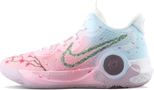 ナイキKDトレイ5IX「グラデーション桜ブルーピンク」カスタムシューズ DJ6922-100(TeamSix-男女款-樱花蓝粉渐变) Buy ナイキKDトレイ5IX「グラデーション桜ブルーピンク」カスタムシューズ DJ6922-100(TeamSix-男女款-樱花蓝粉渐变)