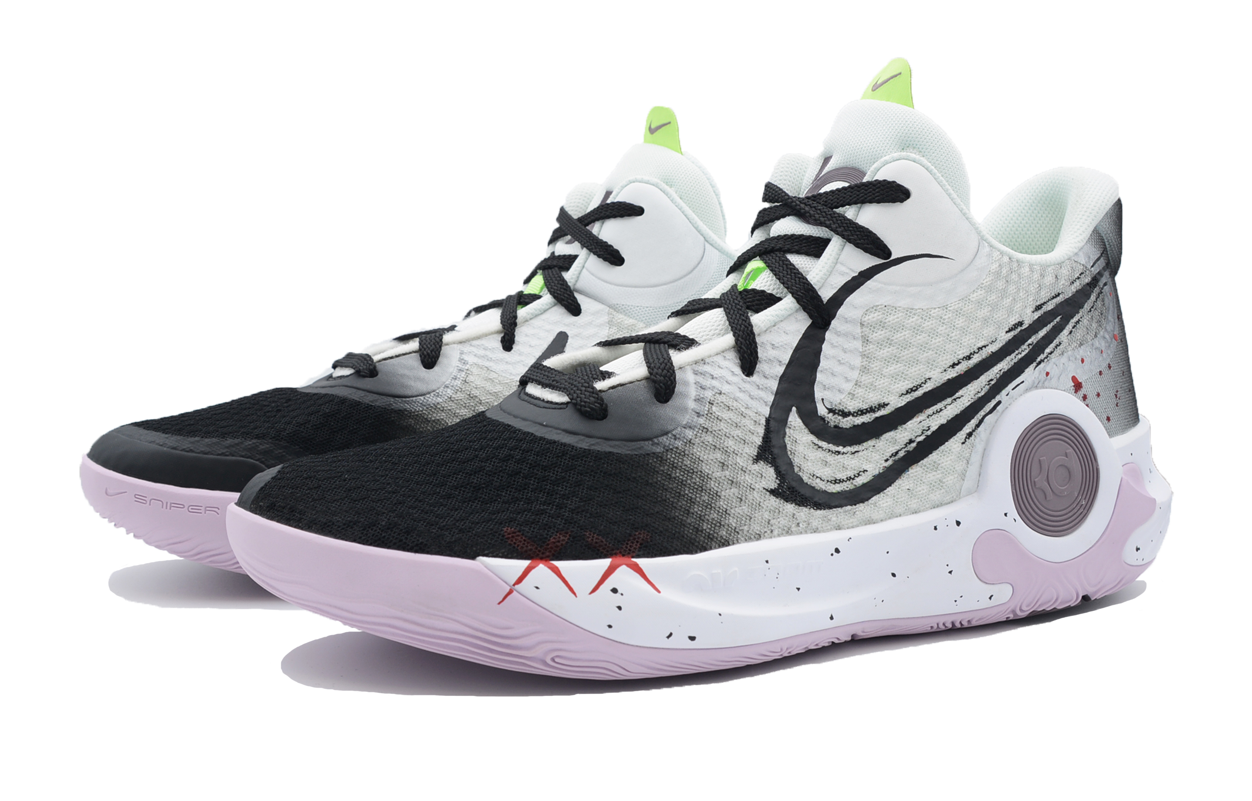 Lookbook [Kasut Custom] Nike KD Trey 5 IX 'Grim Reaper Hitam-Putih' DJ6922-100-444282