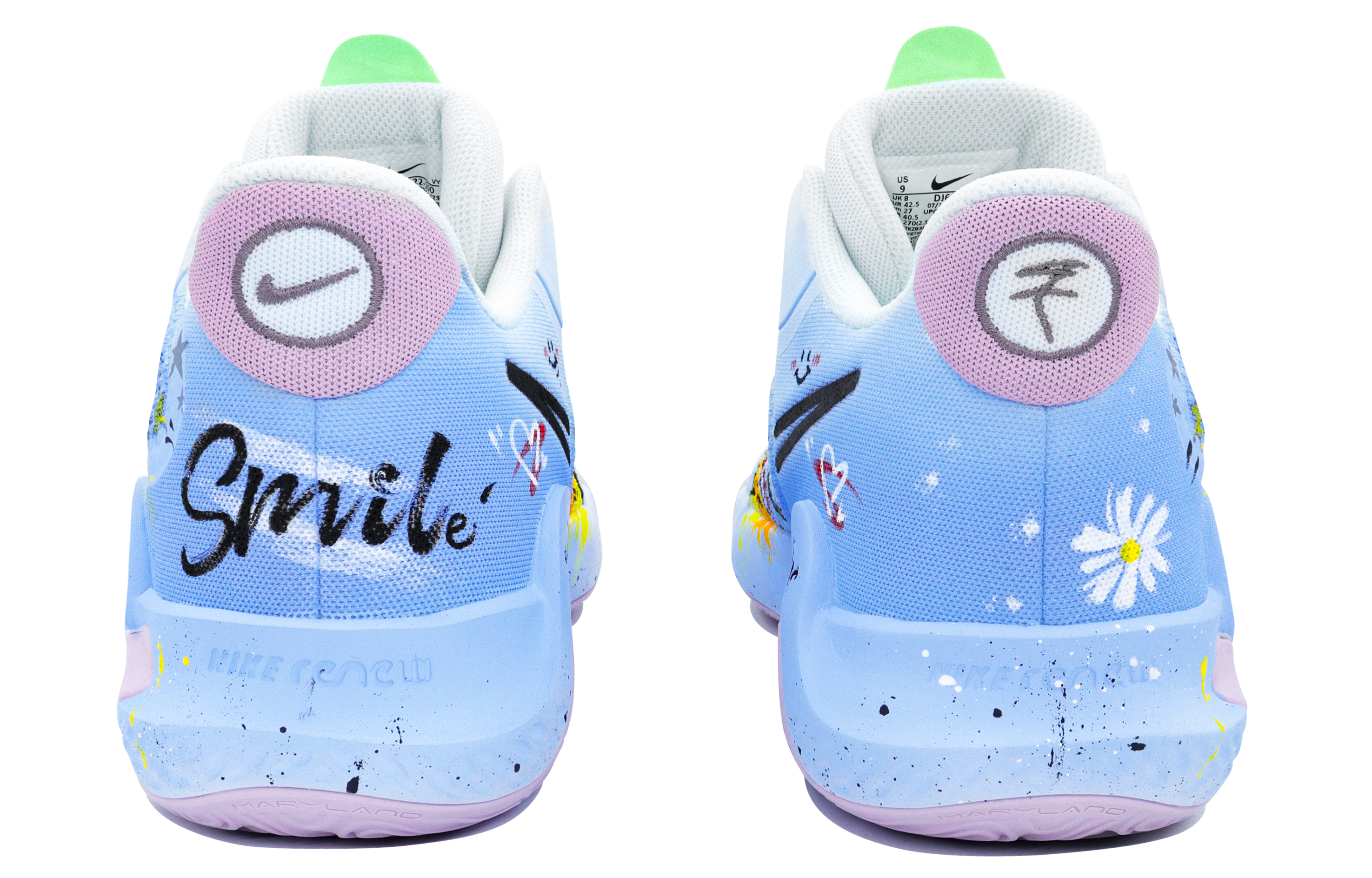 Purchase [Kasut Rekaan] Nike KD Trey 5 IX 'Biru Ais Grafiti' DJ6922-100(Team204-趣味涂鸦B-BOX)