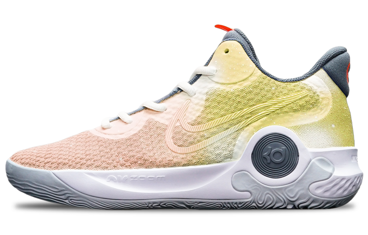 Buy [Kasut Custom] Nike KD Trey 5 IX 'Macaron Gradient Halo Speckle' CW3402-011(TeamT-杜兰特光点橙白S-BOX)