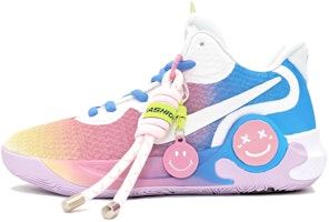 【客製化球鞋】Nike KD Trey 5 IX 馬卡龍漸變鴛鴦 戰鬥 多巴胺 輕便回彈 搭配潮流舒適 低筒 復古籃球鞋 男女款 粉藍 Buy 【客製化球鞋】Nike KD Trey 5 IX 馬卡龍漸變鴛鴦 戰鬥 多巴胺 輕便回彈 搭配潮流舒適 低筒 復古籃球鞋 男女款 粉藍