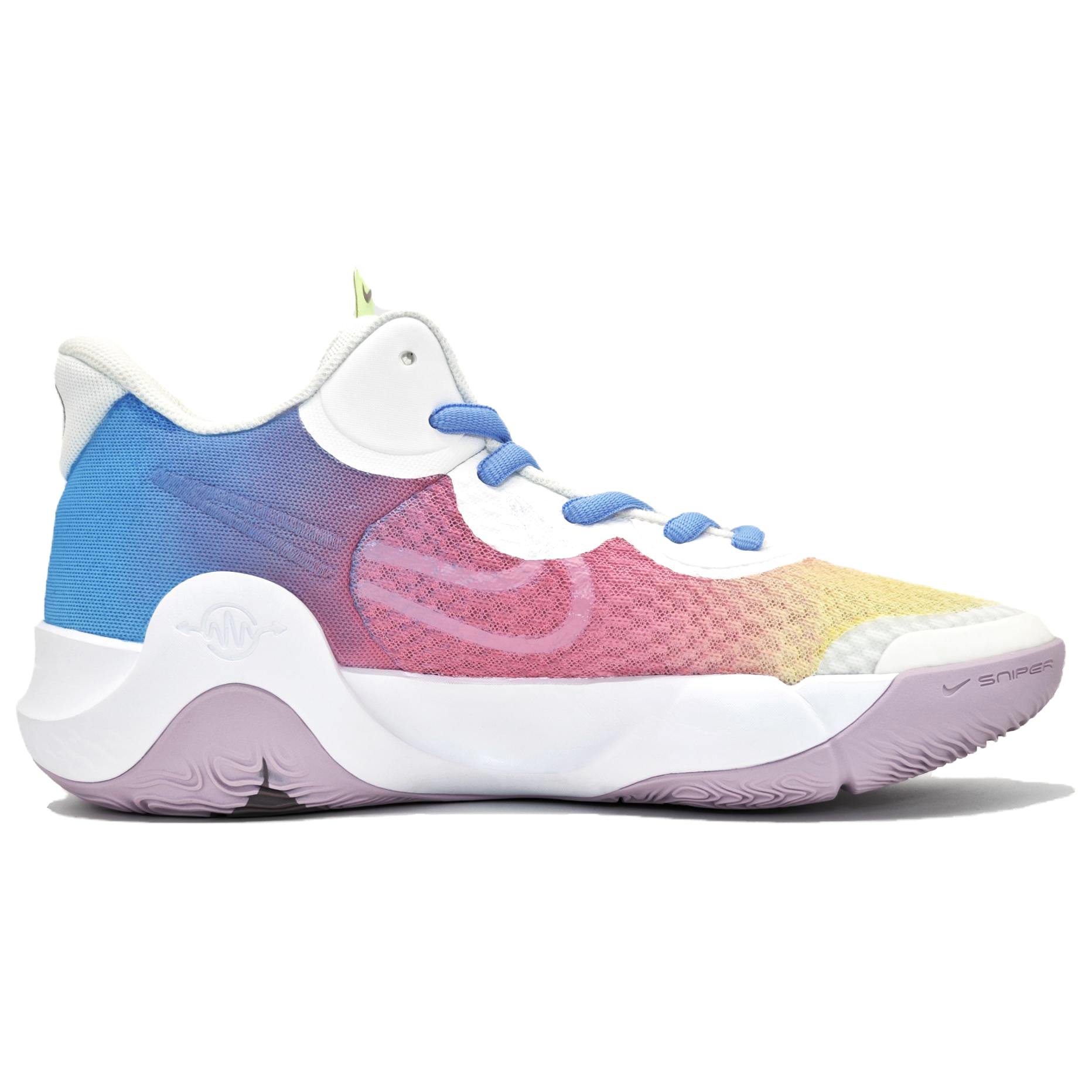 Lookbook [Zapatos Personalizados] Nike KD Trey 5 IX 'Macaron Degradado Rosa-Azul' DJ6922-100（Team66-马卡龙渐变鸳鸯）