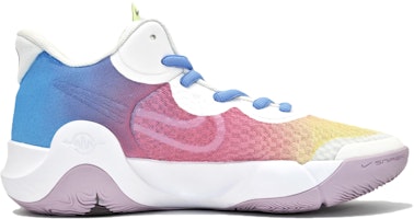 【客製化球鞋】Nike KD Trey 5 IX 馬卡龍漸變鴛鴦 戰鬥 多巴胺 輕便回彈 搭配潮流舒適 低筒 復古籃球鞋 男女款 粉藍 Lookbook 【客製化球鞋】Nike KD Trey 5 IX 馬卡龍漸變鴛鴦 戰鬥 多巴胺 輕便回彈 搭配潮流舒適 低筒 復古籃球鞋 男女款 粉藍