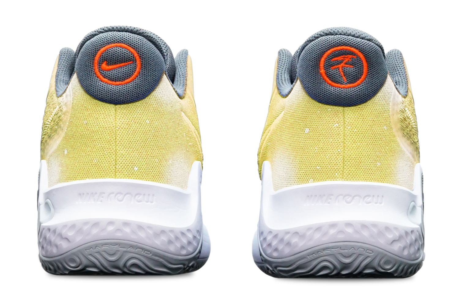 Shop [Kasut Custom] Nike KD Trey 5 IX 'Macaron Gradient Halo Speckle' CW3402-011(TeamT-杜兰特光点橙白S-BOX)