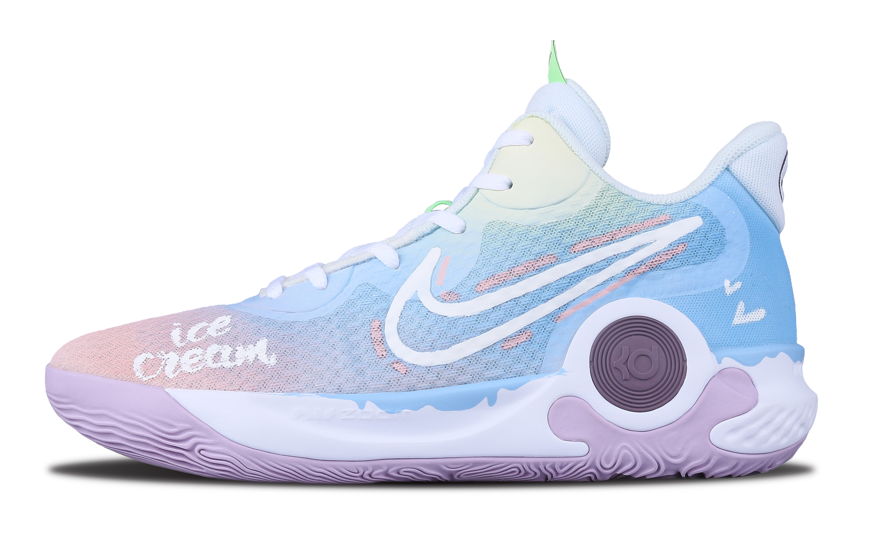 Order ナイキKDトレイ5 IX「マカロンアイスクリーム」カスタムシューズ DJ6922-100(Team28-炫彩冰激凌BOX)