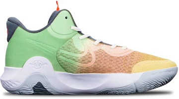 【訂製籃球鞋】Nike KD Trey 5 IX EP 杜蘭特 馬卡龍三色漸變噴繪 實戰 限量特殊鞋盒 中筒 籃球鞋 男女同款 橙綠 Order 【訂製籃球鞋】Nike KD Trey 5 IX EP 杜蘭特 馬卡龍三色漸變噴繪 實戰 限量特殊鞋盒 中筒 籃球鞋 男女同款 橙綠