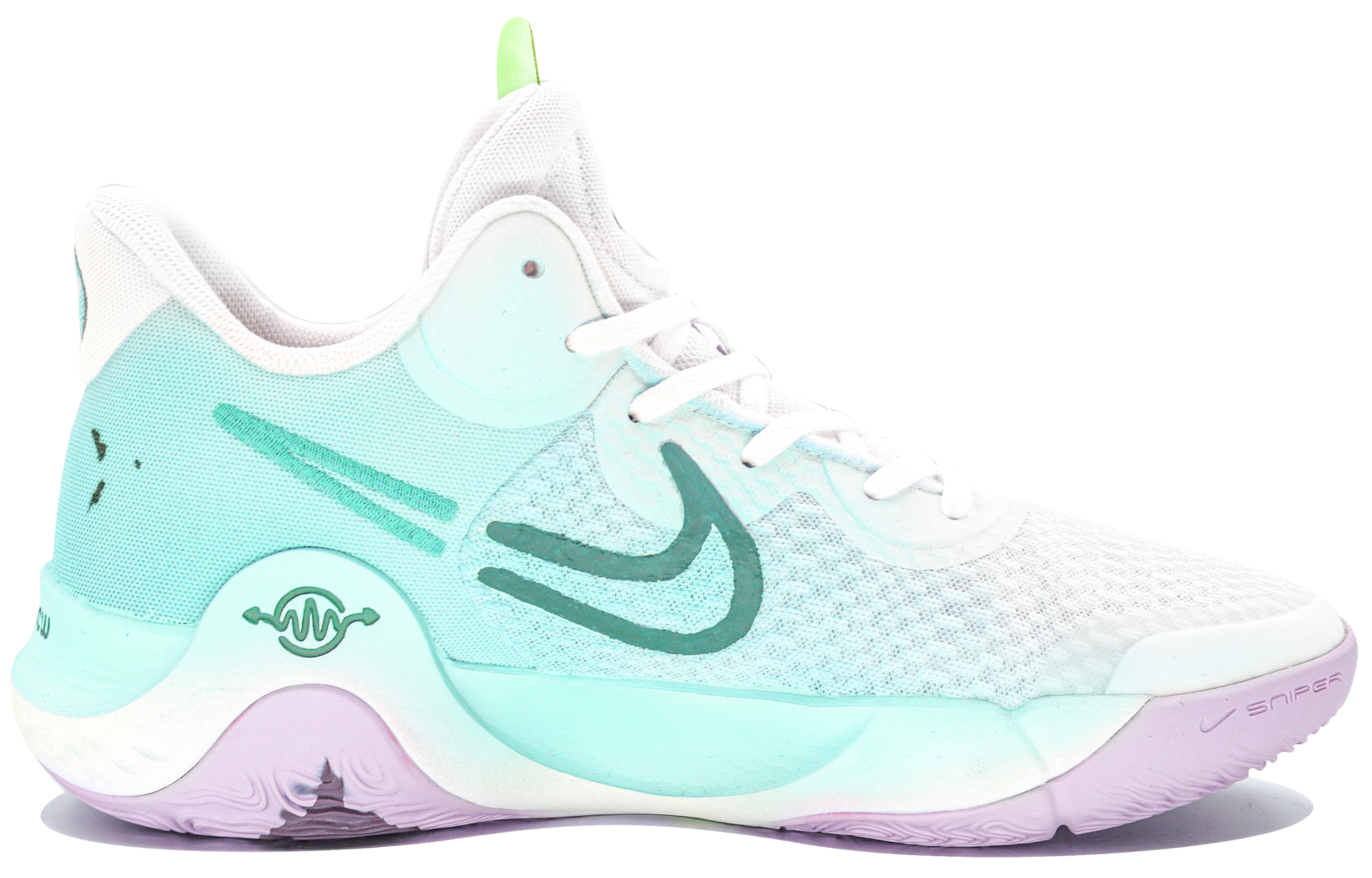 Lookbook 나이키 KD 트레이 5 IX '민트 맘바 520' (커스텀) DJ6922-100(Team204-薄荷曼波)