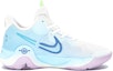 Lookbook 【訂製球鞋】Nike KD Trey 5 IX 月光奶藍 感動時刻 520 字母塗鴉 低筒 復古籃球鞋 男款 奶藍色